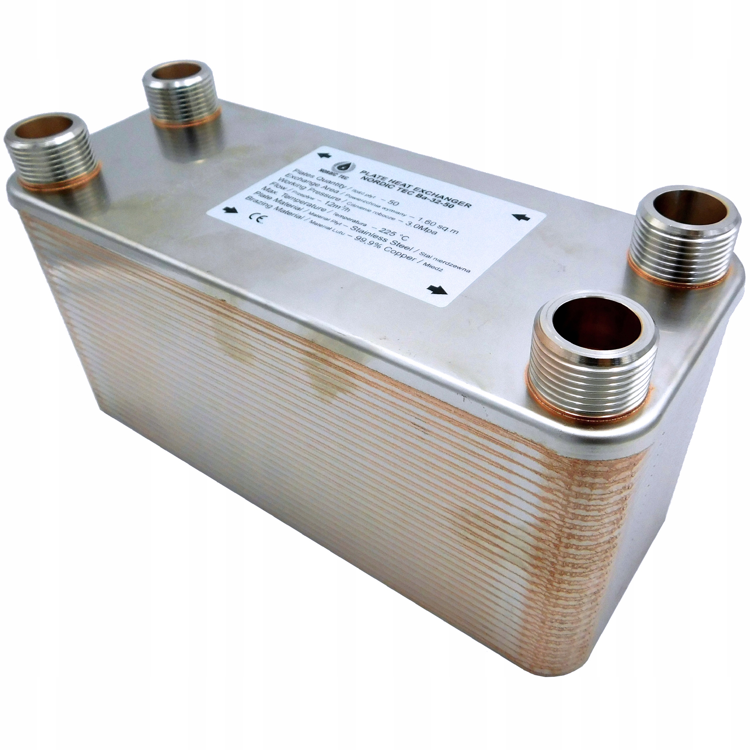 Výmenník tepla Nordic Tec Ba-32-50